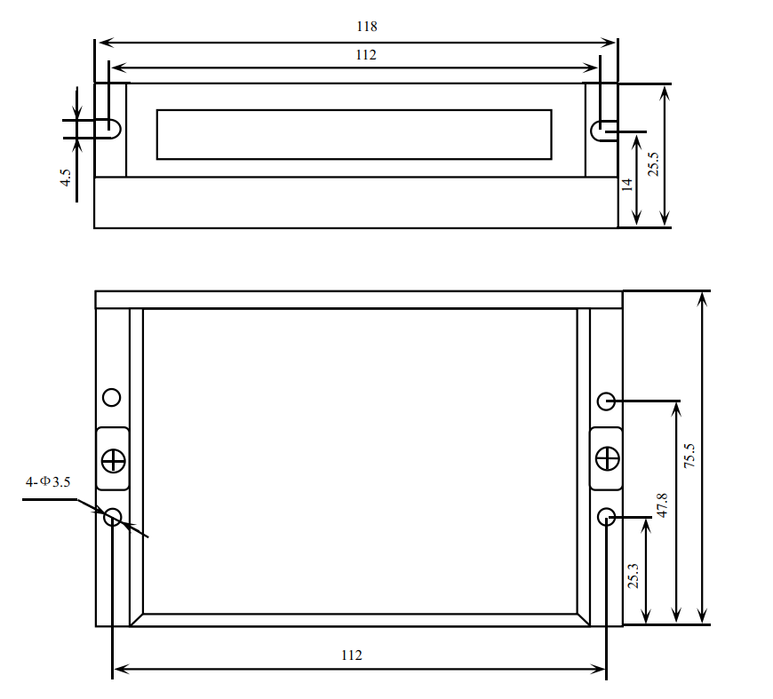 размеры DM542 V3.0